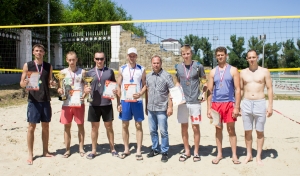 Прошел ежегодный турнир по пляжному волейболу среди мужчин